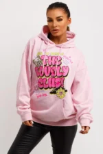 graphic-print-pink-lovely-club-hoodie-styledup-fashion