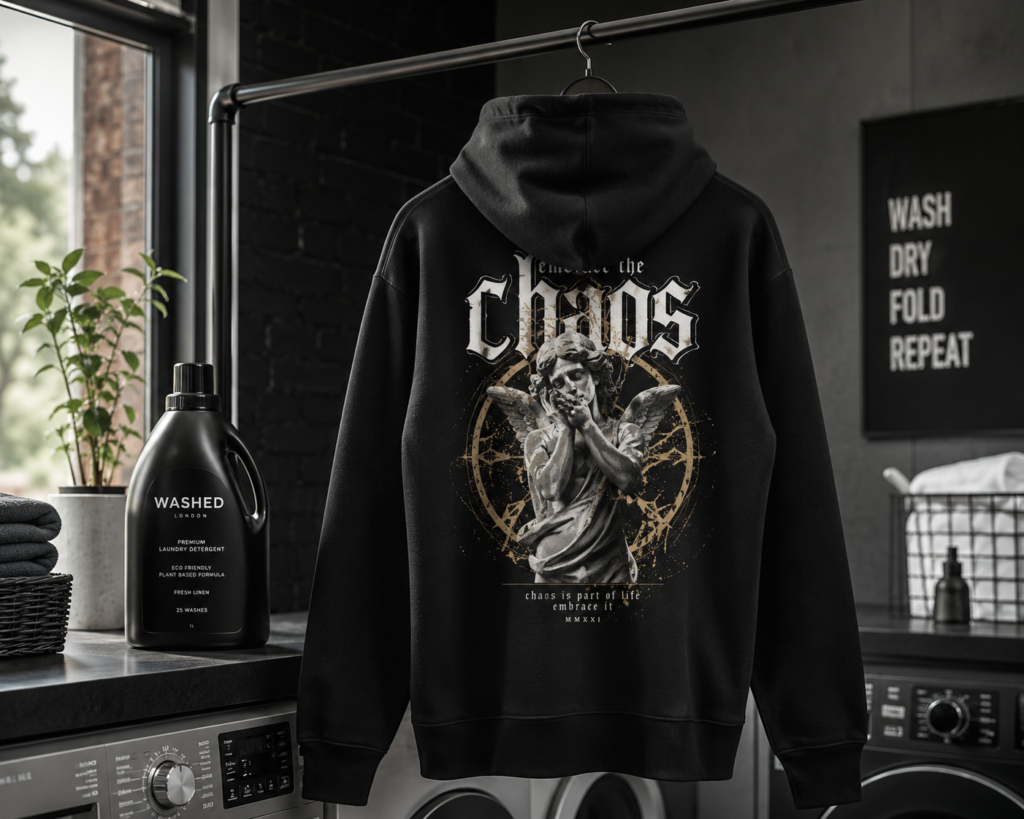 Washing Graphic Hoodies