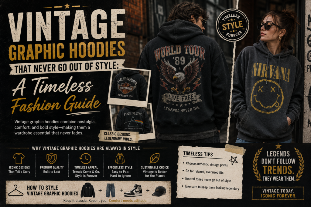 Vintage Graphic Hoodies That Never Go Out of Style: A Timeless Fashion Guide