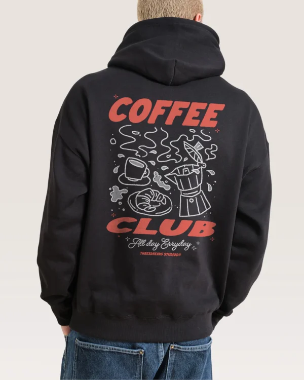 Coffee Club Hoodie black