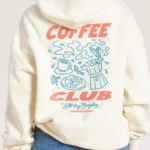 Coffee Club Hoodie off white