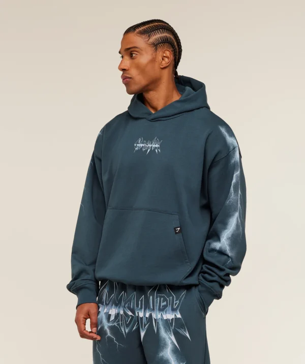 Eagle Band Style Graphic Hoodie 1
