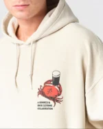 Guinness x UN IK Crab Vintage Washed Hoodie - Sand 1
