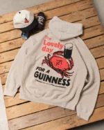 Guinness x UN IK Crab Vintage Washed Hoodie - Sand paair
