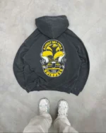 Guinness x UN IK 'Tropical' Vintage Washed Hoodie - gray