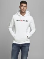 JACK & JONES Men's Jjecorp Logo Sweat Hood Noos Hoodie 1