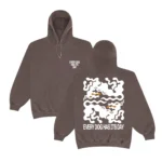 KBAR X UN IK Every Dog Has Its Day Vintage Washed Hoodie - Cocoa