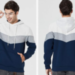 LBL Men's Fleece Hoodie Pullover Casual Hoody Contrast Color Drawstring Sweatshirt with Kanga Pocket
