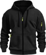 LBL Men's Hoodies Casual Pullover Hooded Sweatshirt Long Sleeve Quarter Zip Hoody Tops With Kangaroo Pocket