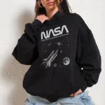 NASA Galaxy Hoodie black