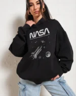 NASA Galaxy Hoodie black