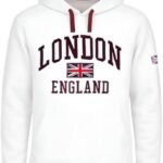New London England Premium Embroidered Men's Hoodies
