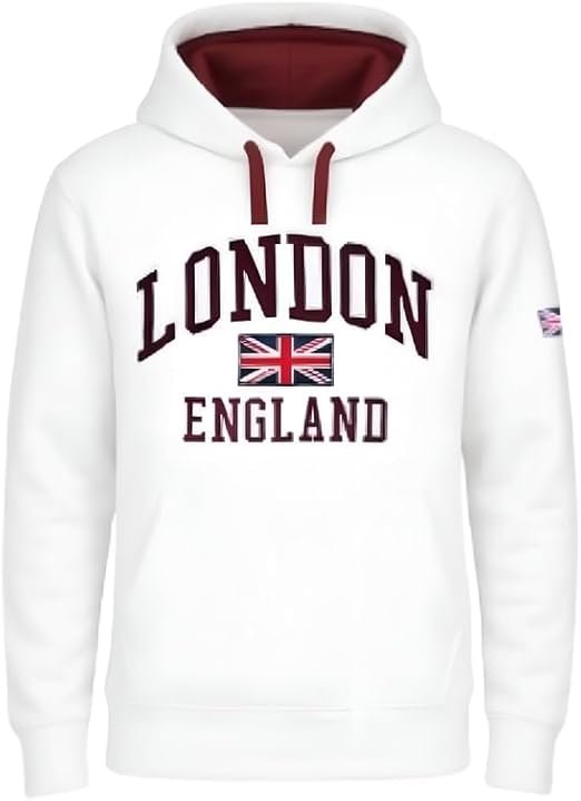 New London England Premium Embroidered Men's Hoodies New London England Premium Embroidered Men's Hoodies