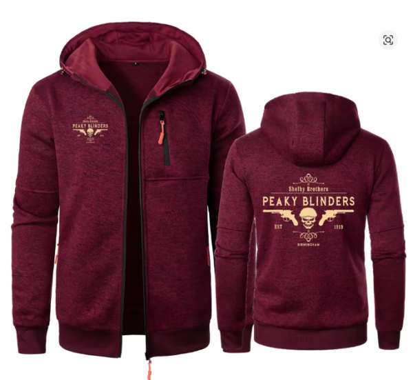 Peaky Blinders Men Hoodies Sweatshirts Shelby Brothers Jacquard Hoodie Fleece Hooded Pullover Male Hoody Man Sweatshirt mehrroon