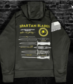SPARTAN BLADES NINE LINE APPAREL - HARSEY DAGGER - RAGLAN TAILGATER HOODIE 1