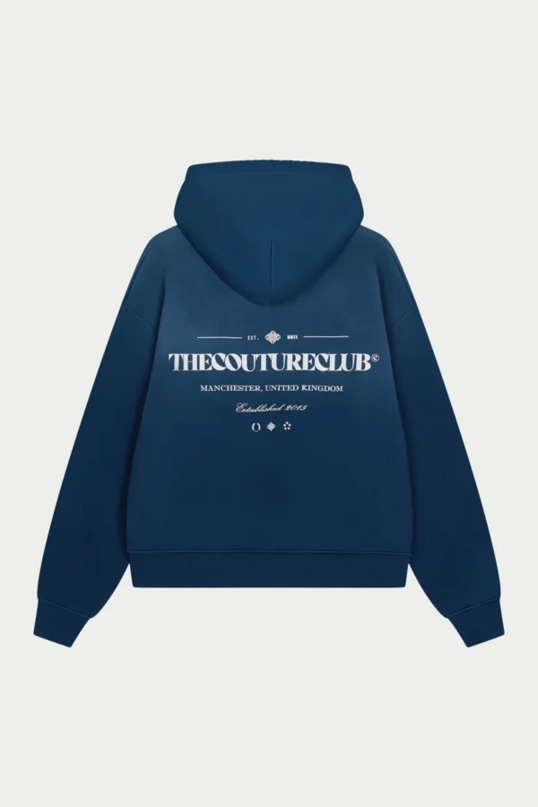 SPRAY WASH COPYRIGHT MULTI GRAPHIC ZIP THROUGH HOODIE 2