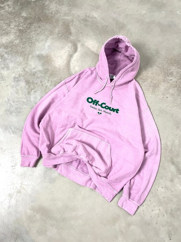 Vice 84 Off-Court GSM Vintage Washed Hoodie - Pink