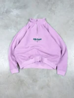 Vice 84 Off-Court GSM' Washed quater Zip Sweater - pink 1