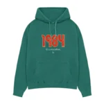 Vice 84 Track Vintage Washed Hoodie - Forest Green