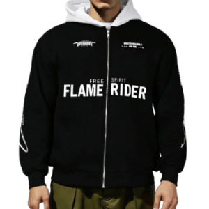 flame rider zip up
