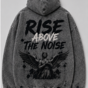 Acid Wash Graphic Hoodies 1