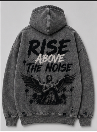 Acid Wash Graphic Hoodies 1
