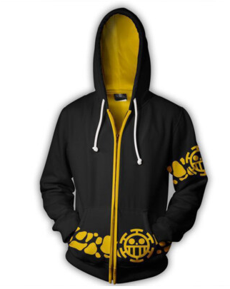 Anime zipper jacket