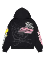 BROKEN PLANET Fast Boyz graphic-print hoodie blacl
