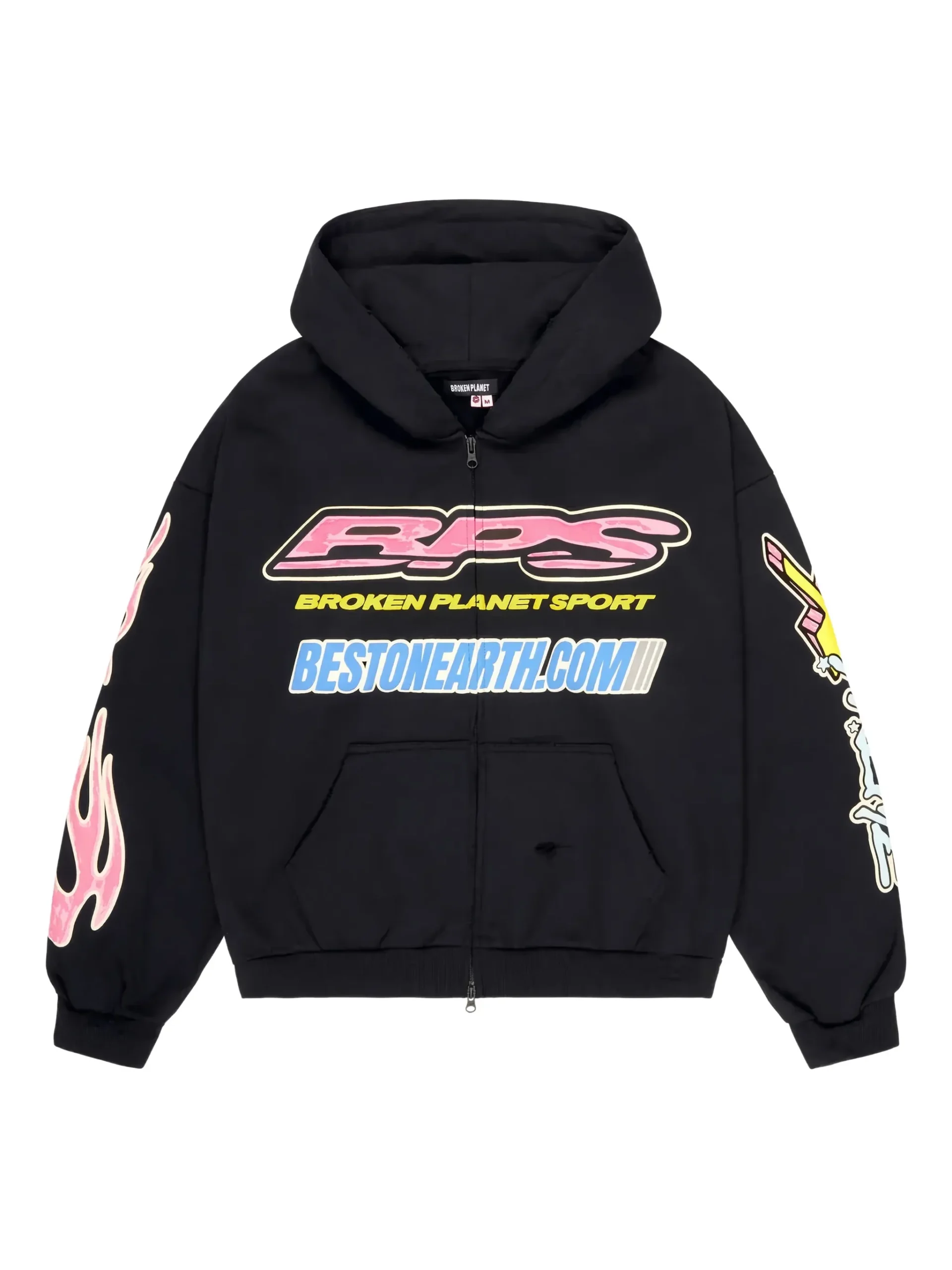 BROKEN PLANET Fast Boyz graphic-print hoodie BROKEN PLANET Fast Boyz graphic-print hoodie