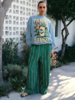 Blue Fanta Lemon Washed Sweatshirt