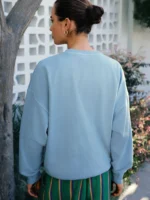 Blue Fanta Lemon Washed Sweatshirt 3