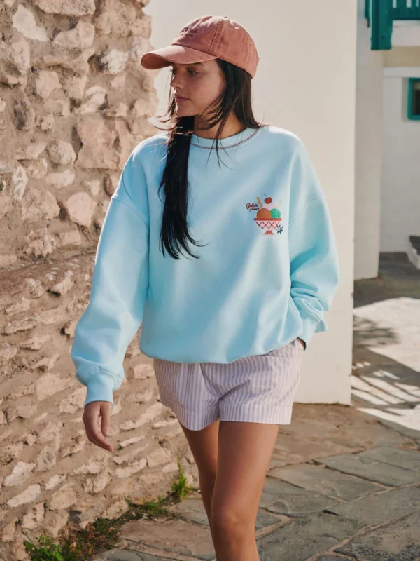 Blue Gelato Graphic Sweatshirt 1