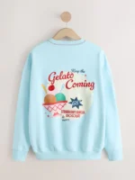Blue Gelato Graphic Sweatshirt 3
