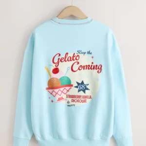 Blue Gelato Graphic Sweatshirt 3