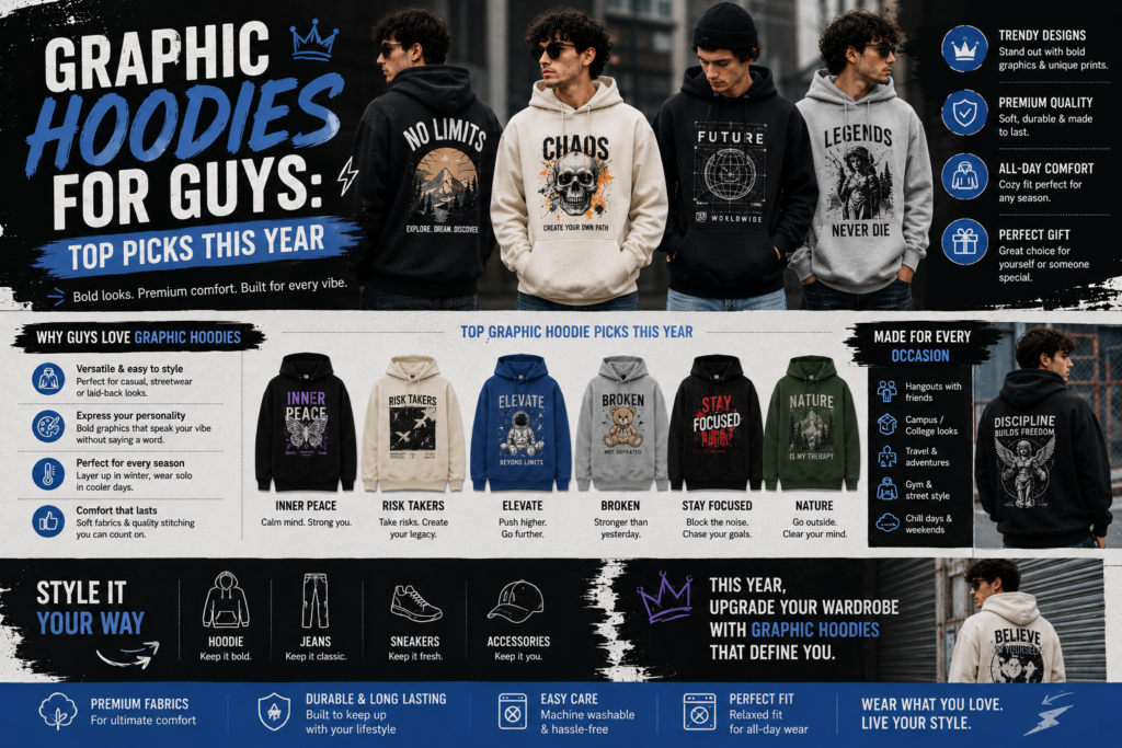 Graphic Hoodies for Guys