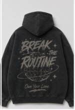 Boxy Fit Graphic Zip-Up 1