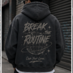 Boxy Fit Graphic Zip-Up Hoodie 1