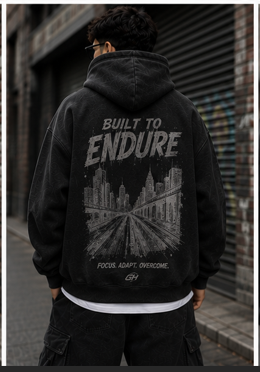 Build To Endure Jet Black Graphic zip up hoodie 3 Build To Endure Jet Black Graphic zip up hoodie 3