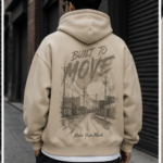 Built To Move Oversized zip up Hoodie 3