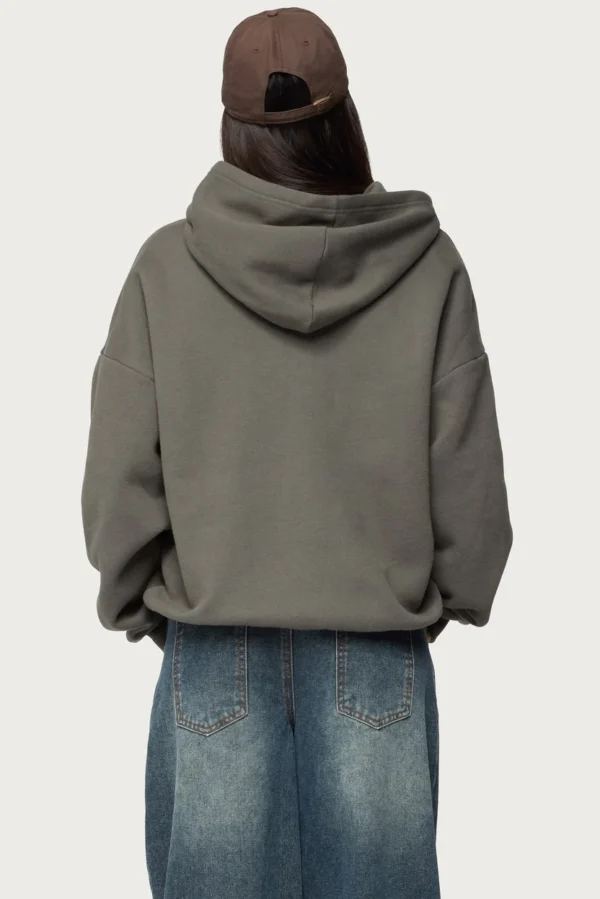 Camo Cutie Edikted Oversized Hoodie 2