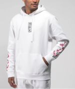 DGK Zen White Hoodie cherry blossom hoodie front