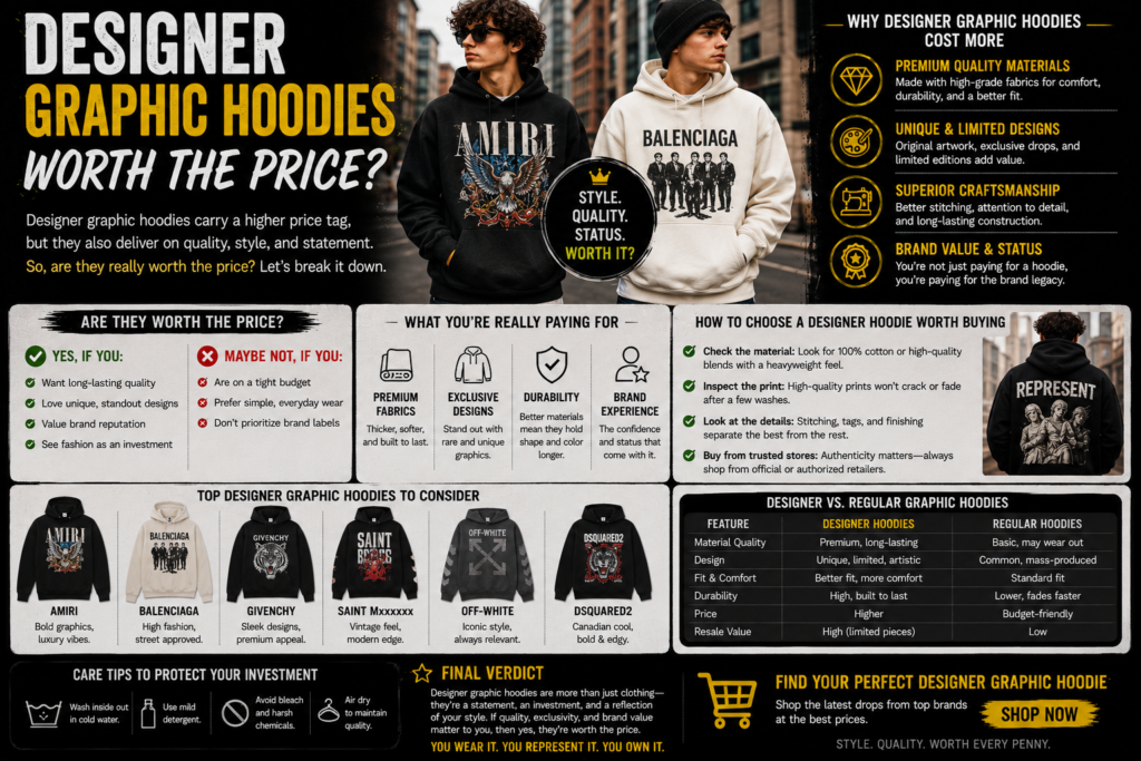 Designer Graphic Hoodies Worth the Price