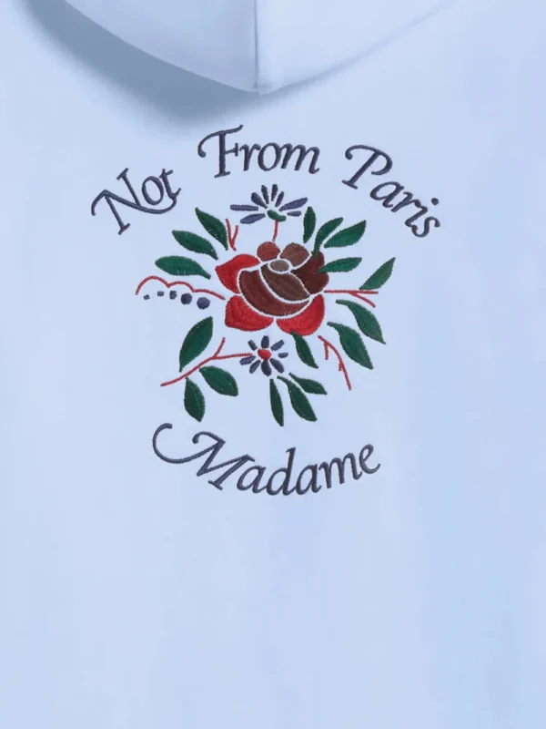 Drôle De Monsieur floral-print hoodie 111