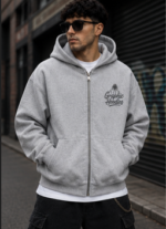 Essential Grey Marl Zip-Up 3