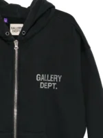 GALLERY DEPT. contrast-panel zip hoodie 1