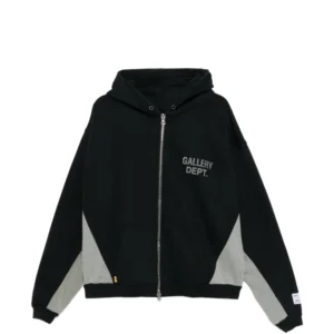 GALLERY DEPT. contrast-panel zip hoodie