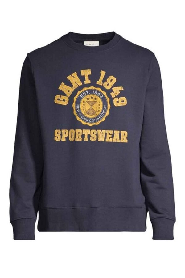 Gant Champs Graphic Sweatshirt - Navy