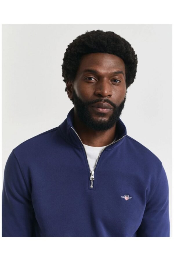 Gant Shield Half-Zip Sweatshirt – Persian Blue 1