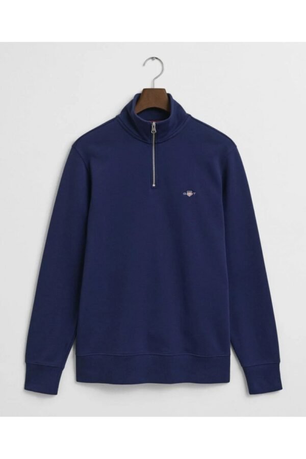 Gant Shield Half-Zip Sweatshirt – Persian Blue 11