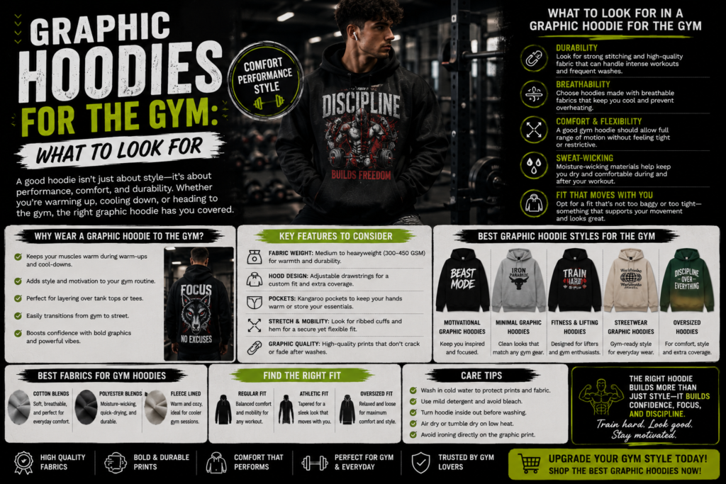 Graphic Hoodies for the Gym